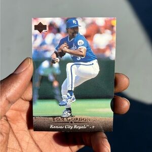 Tom Gordon Kansas City Royals Baseball Card